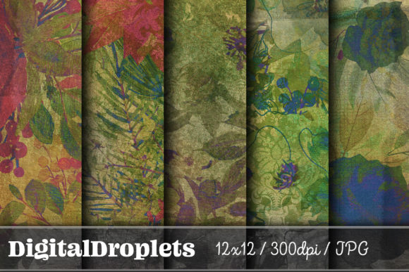 Gilded Flowers Vol. 15: A Gothic Floral Paper Collection