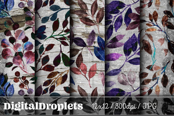 Leaves in the Wind Vol. 1: A Vintage Paper Collection for Creative Projects