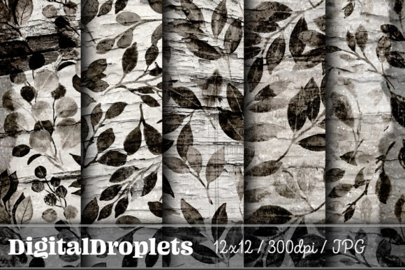 Leaves in the Wind Vol. 7: Vintage Textures for Modern Projects