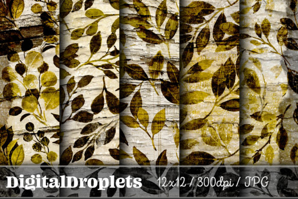 Leaves in the Wind Vol. 8: Vintage Paper Textures