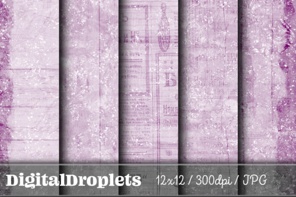 Sparkled Vintage Vol. 6 | Glittered Damask Paper Collection