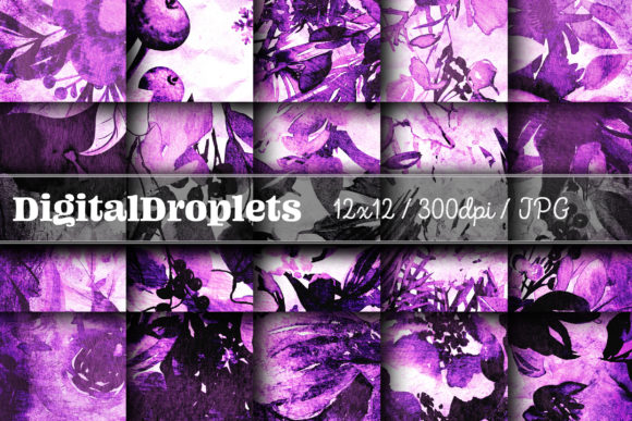 Vintage Flowers Vol. 23: A Textured Paper Collection for Moody, Authentic Projects